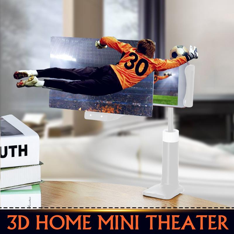 8/12/14inch Mobile Phone High Definition Video Screen Magnifier Rack Smartphone Movie Amplifying Projector Stand Bracket