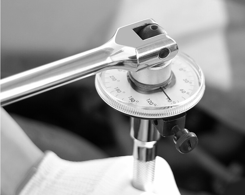 Angle Torque Gauge Torque Angle Gauge Wrench Torque Measuring Instrument Angle Meter Chromium-vanadium Steel