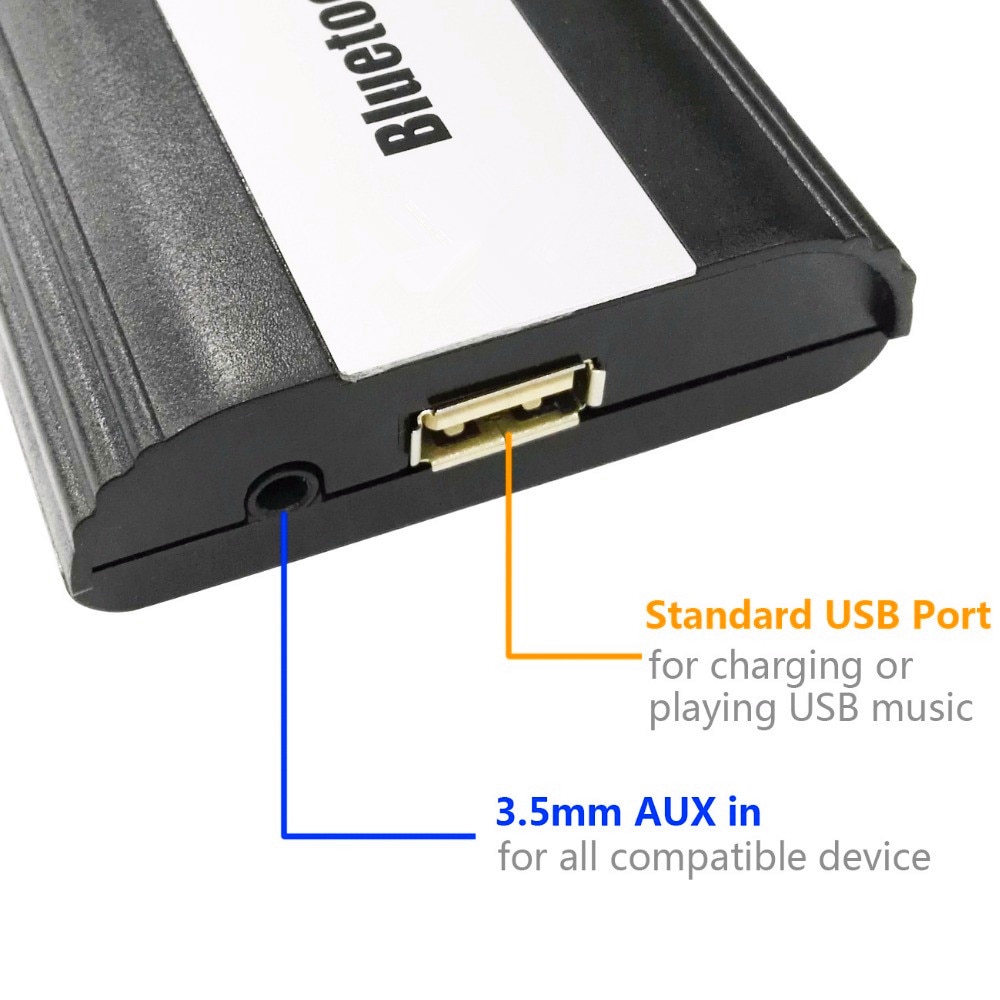 DOXINGYE Car AUX USB Bluetooth Radio Digital CD Changer Adapter Music Bluetooth Handsfree Kit For Toyota Lexus Series 6 + 6 PIN