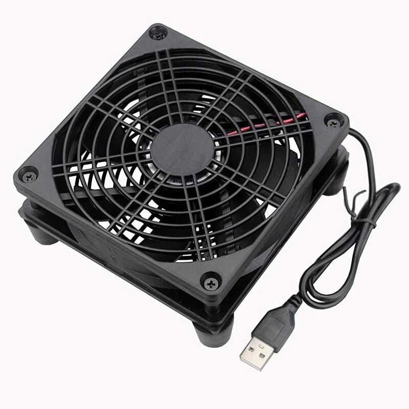 Ventilador de -USB para enfriar enrutadores, cajas de TV, microordenadores y otros dispositivos electrónicos