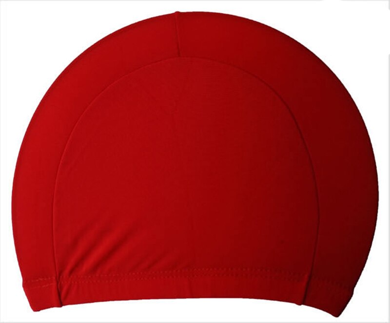Gorro de natación de tela con protección de orejas de pelo largo para deportes en la piscina, gorra deportiva para adultos, hombres y mujeres, gorros de baño ultrafinos para adultos, tamaño libre