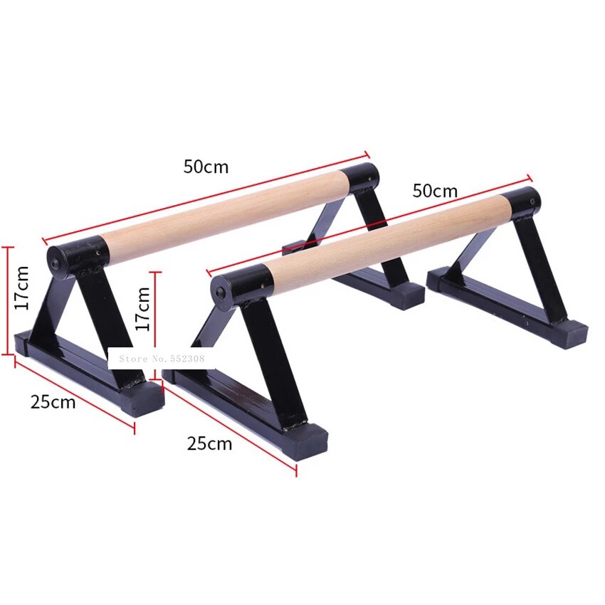 Indoor Fitness lorn Triangle Wood Push-Up Stand Home Push Ups Frame Outdoor Small Handstand Parallel Rod Wooden Handle Support