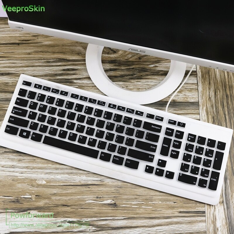 Dla Lenovo pulpit komputera w jednym PC S3150 S4250 S2010 S3040 S4150 S5130 klawiatura pokrywa protector: black