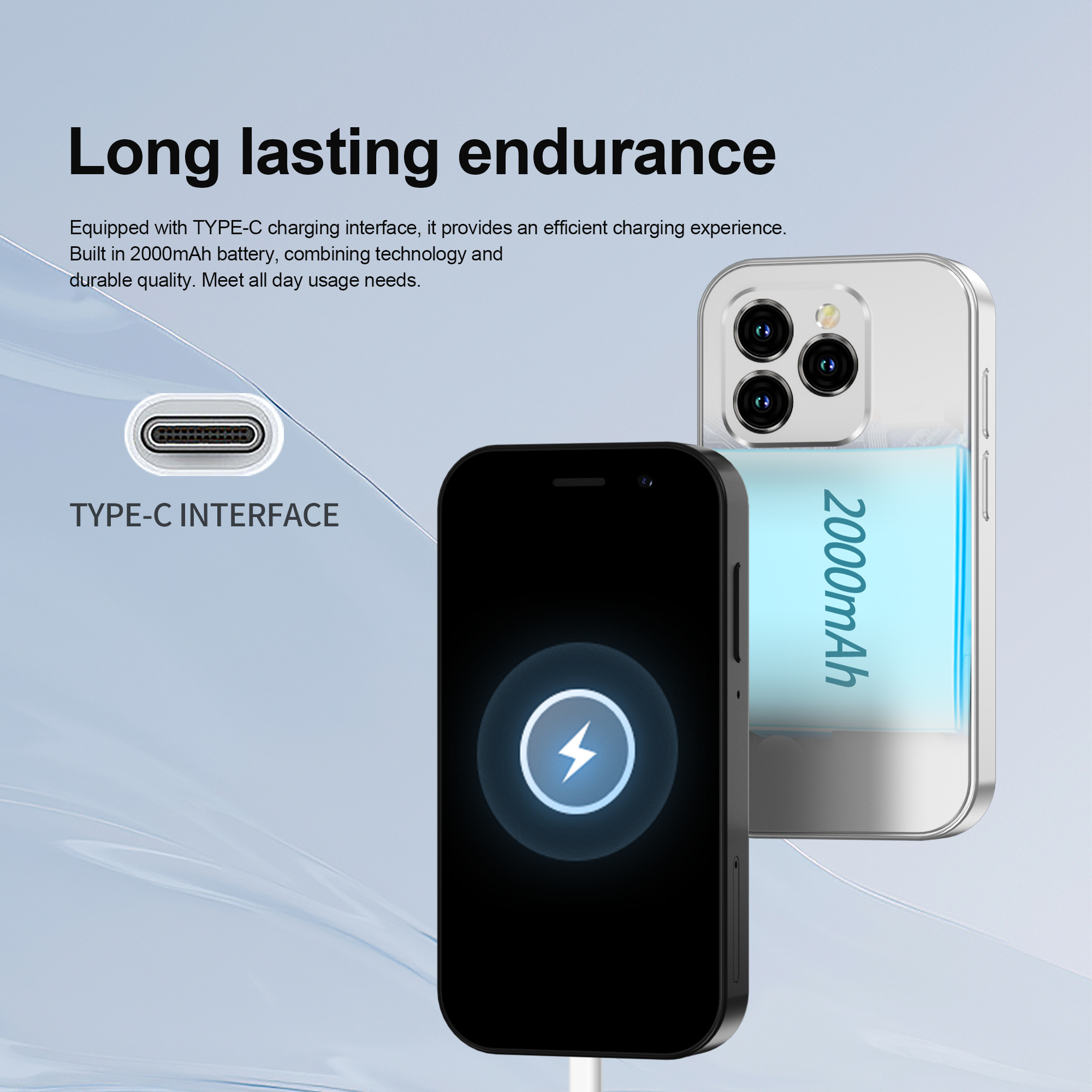 2024 SERVO KING8000 Mini Smartphone Android 4G LTE Global GPS 3 "Display 5MP Camera WIFI Kleine mobiele telefoons 2000mAh Batterij