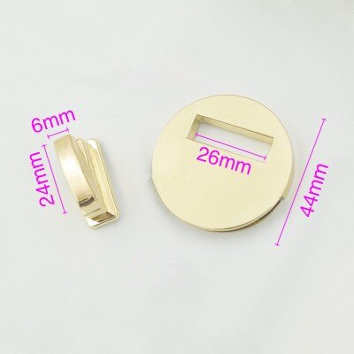 1Pcs Tas Sluiting Lock Voor Diy Handtas Tas Accessoires Handtas Snap Sluiting Case Gespen Onderdelen Hardware Tool: 6