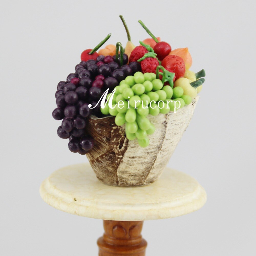 fineDollhouses 1:12 scale Mini flower fruits