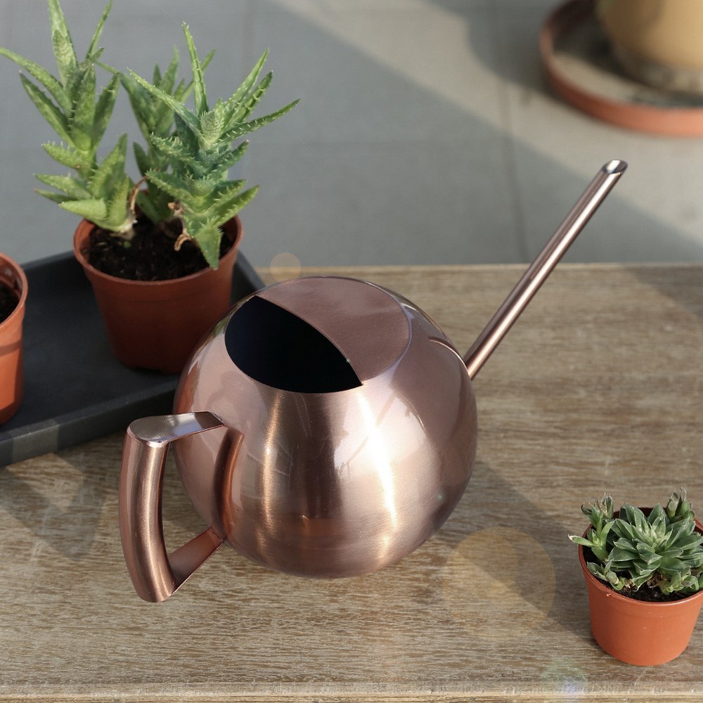 10000ml Steel Watering Pot Stainless Metal Watering Can With Long Spout Handle Three style Pot For Bonsai Indoor Plants 10000ml