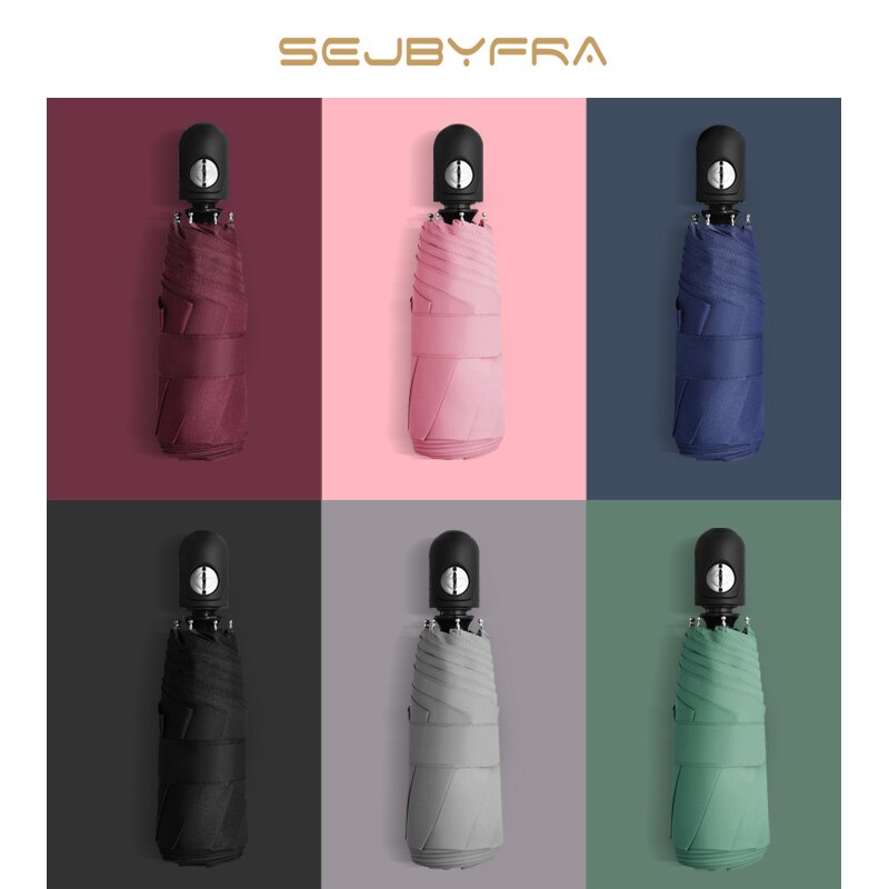 5 Vouw Ultralight Academy Paraplu Reizen Kleine Automatische Parasol Zon Mini Paraplu Regen Vrouwen Paraguas Ambrella BW50YS
