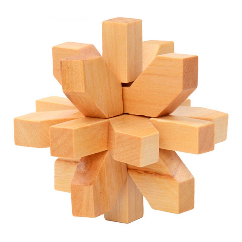 Neue Kommen 3D Puzzles Gehirn Teaser Luban Kong Ming Lock Verriegelung Geistigen Pädagogisches Spiel Holz Spielzeug Für Kinder Kinder