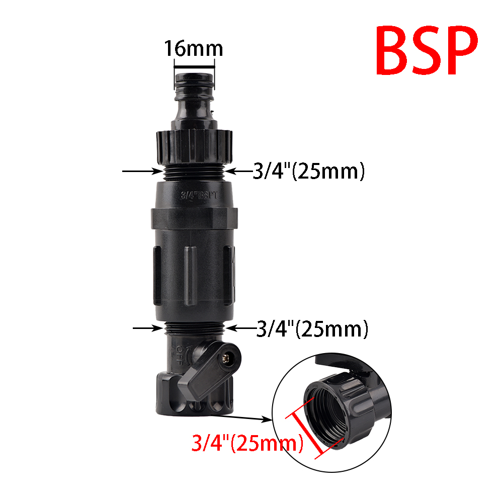 15/20/25/30/45 Psi Waterdrukregelaar Met 1/2 3/4 Inch Druppelirrigatie Buis Adapter Aangesloten Op Slang Of Kraan: Grey / 1/2''