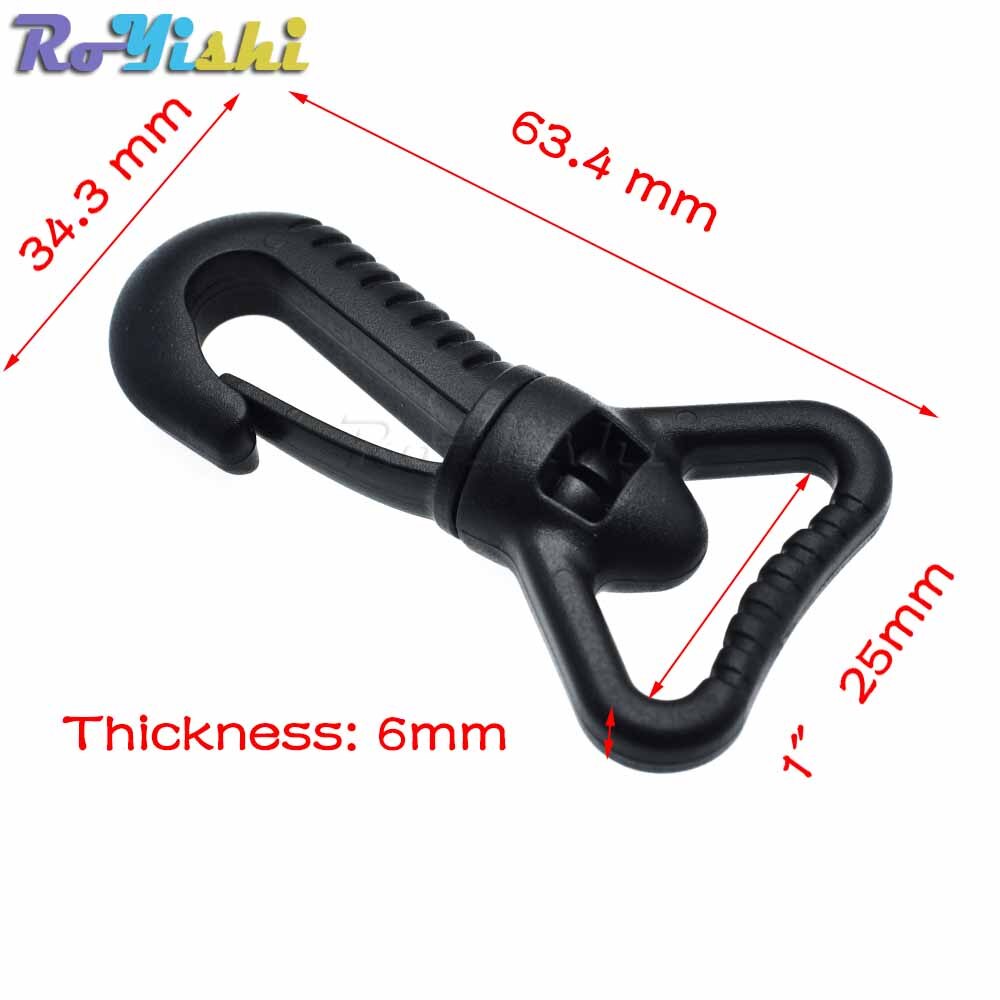 Plastic Swivel Snap Hooks For Bag Belts Straps Keychain Clasp Backpack Accessories Webbing 25mm 32mm 38mm 50mm