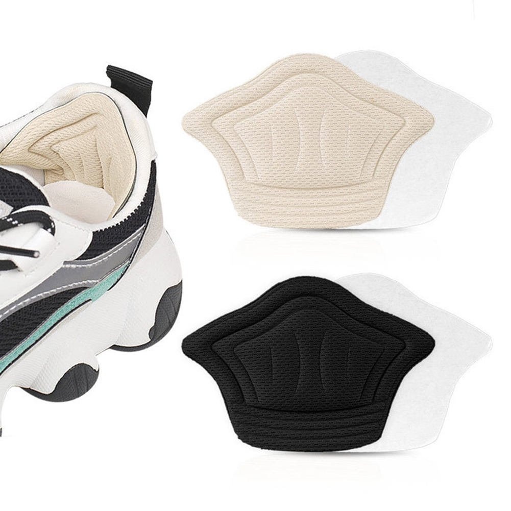 Plantillas para zapatos deportivos, almohadillas para el talón, tamaño ajustable, antidesgaste, almohadilla para los pies, plantilla de inserción, Protector para el talón, pegatina trasera, 2 piezas