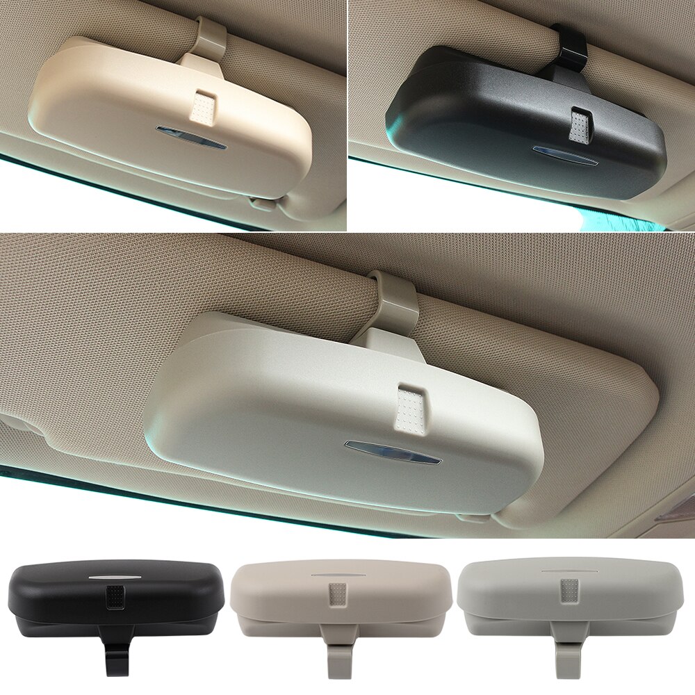 Car Sunglasses Holder Organizer Box Pockets For Benz W211 W221 W220 W163 W164 W203 W204 A B C E S SLK GLK CLS GLC Class