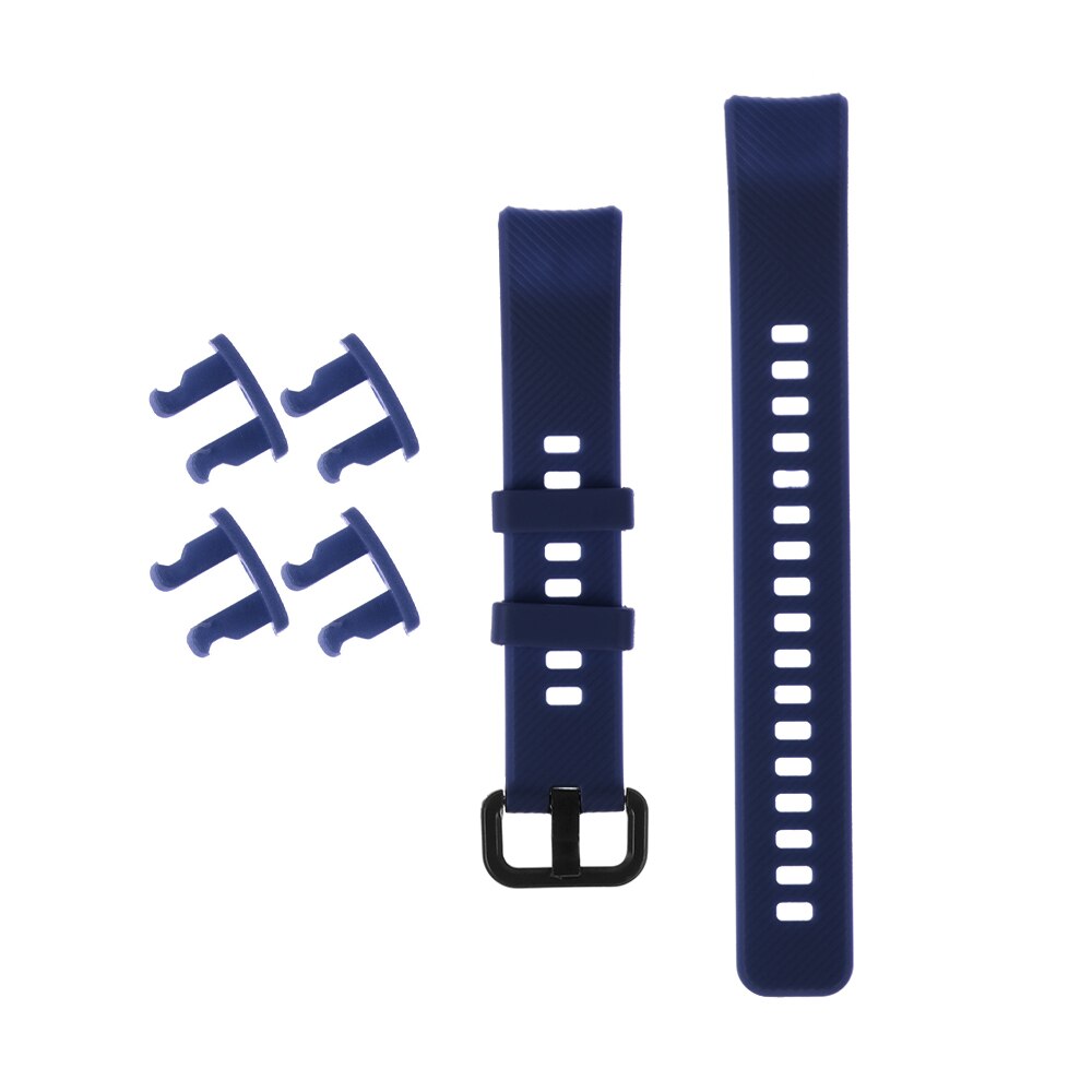 Bracelet intelligent en Silicone pour Huawei Honor Band 5 4 Bracelet souple de remplacement classique chaude de: navy