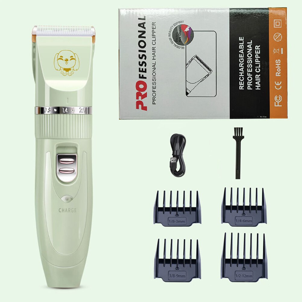 Hond Tondeuse Grooming Elektrische Schaar Honden Cutter Oplaadbare Draadloze Scheerapparaat Low Noise Kapsel Tool Trimmer