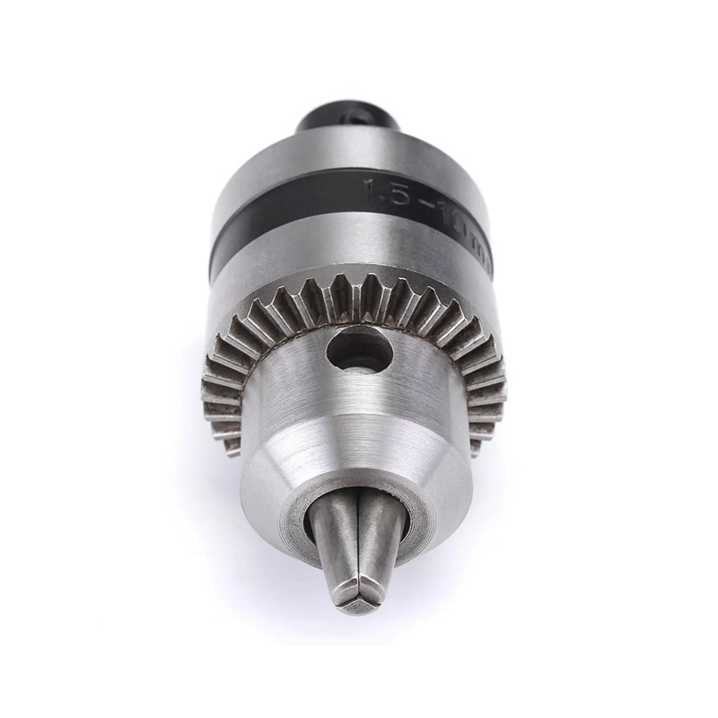 1.5-10mm Electric Drill Chuck with 5mm Steel Shaft Mount B12 Inner Hole Drill Chuck Adapter