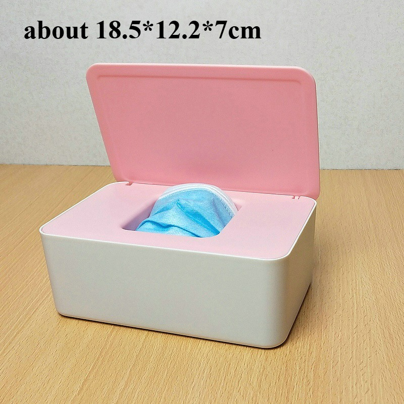 Bamboo Box Tissue Household Hotel Cafe for Napkin Dispenser Box Utility Paper Container Large Capacit: Green & Orange