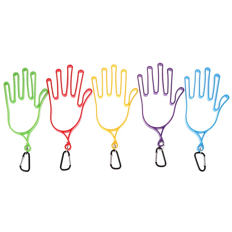 Golf Handschuhe Bahre Golfspieler Werkzeug Getriebe Kunststoff ABS Golf Handschuhe Halfter Gestell Trockner KleiderbüGel Bahre mit Gurt