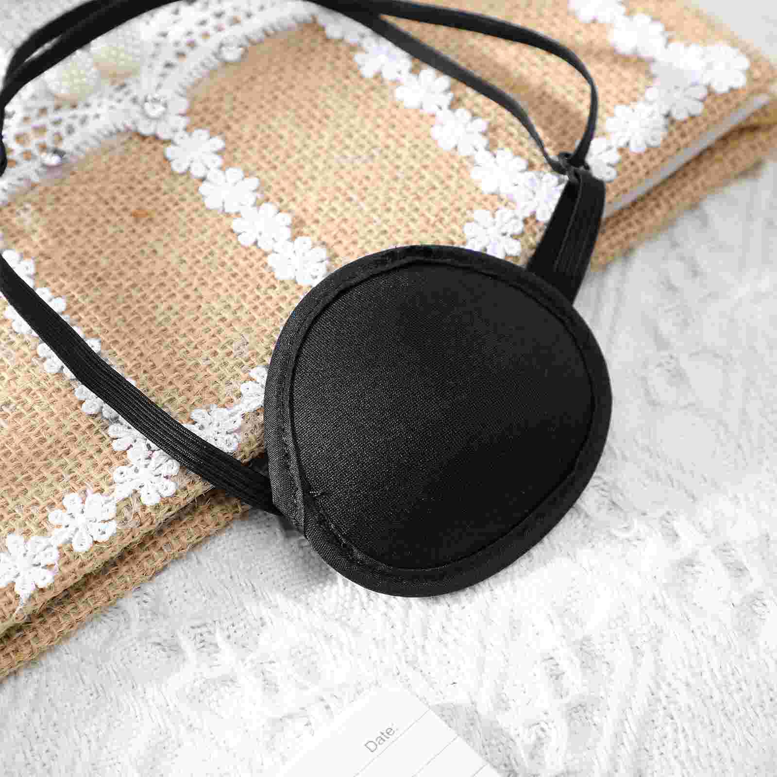 Adjustable Single Eye Patch Adults Kids Eye Patch Elastic Strap Eye Patch Cosplay Eye Patch Prop