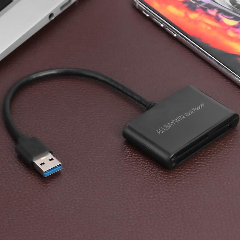 Mini usb 3.0 kortlæser understøtter swap 3- i -1 universal hukommelseskort og tf kort og cf kort til sata hdd docking sation