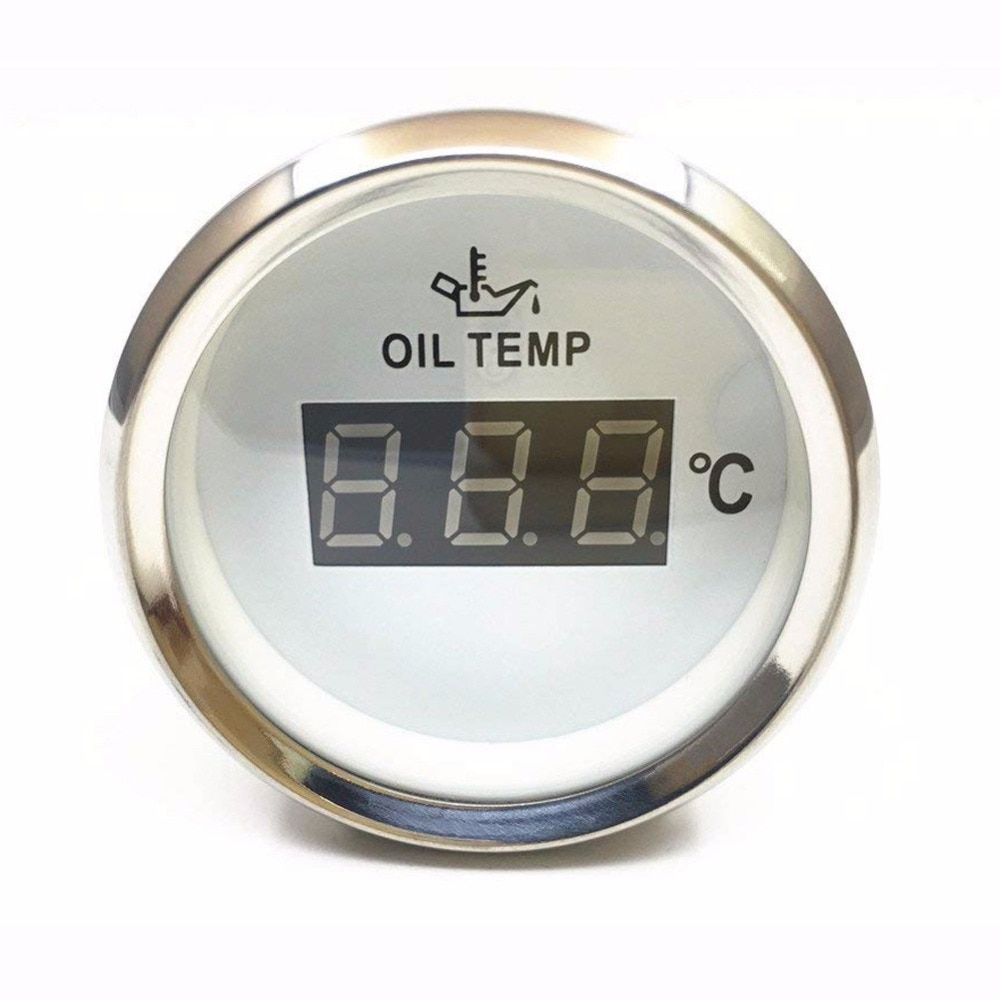 52 mm Digital Öl Temperatur Messgerät 50 ~ 150 Grad LCD Anzeige Auto Stiefel Öl Temperatur Meter passen 12 ~ 24V