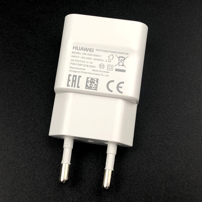 Cargador de pared Original Huawei P Smart Z, adaptador de carga de 5V/para 4a 1A, 4c, 4x, g7, 5c, 6, 6a, 5x6, 6c, 6x, p6, p7, p8 y g9