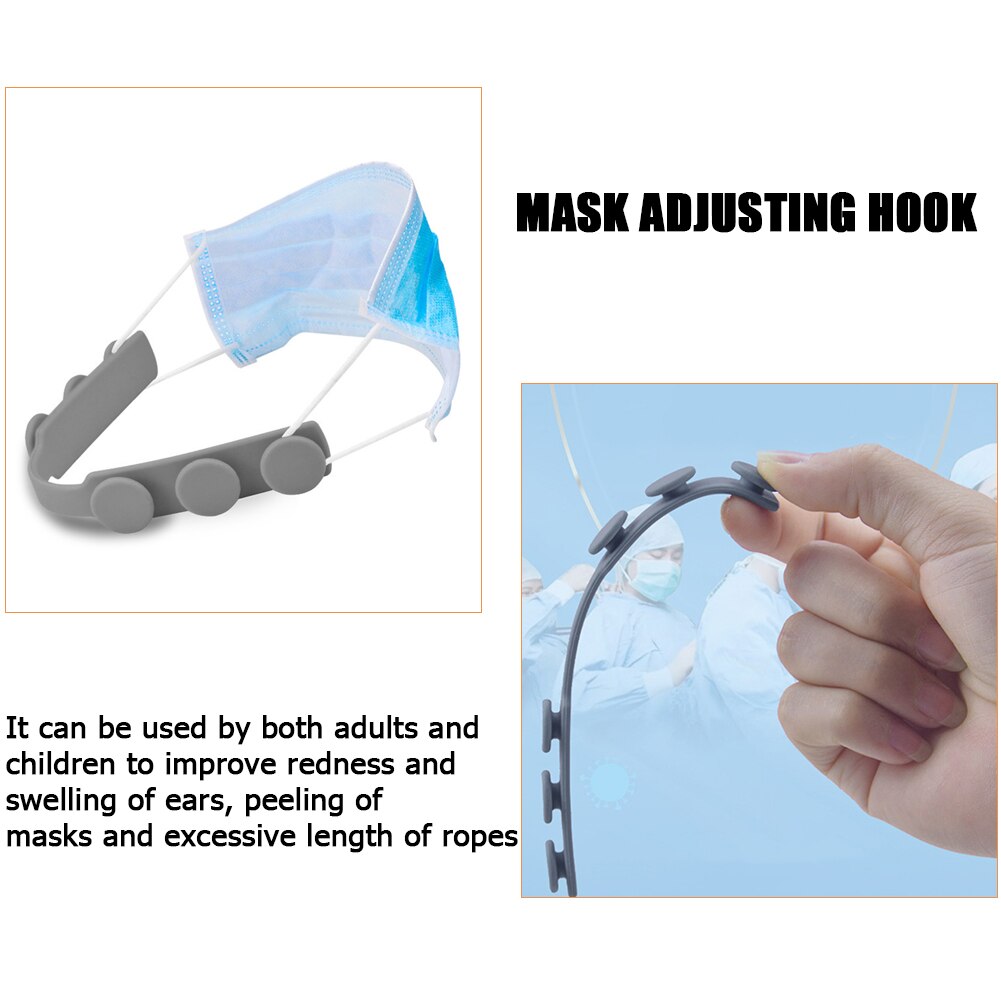 Diy Accessoires Verstelbare Ear Strap Anti-Slip Anti Oorhaak Oorbeschermers Masker Extender Verstelbare Gezichtsmasker Oor Haak