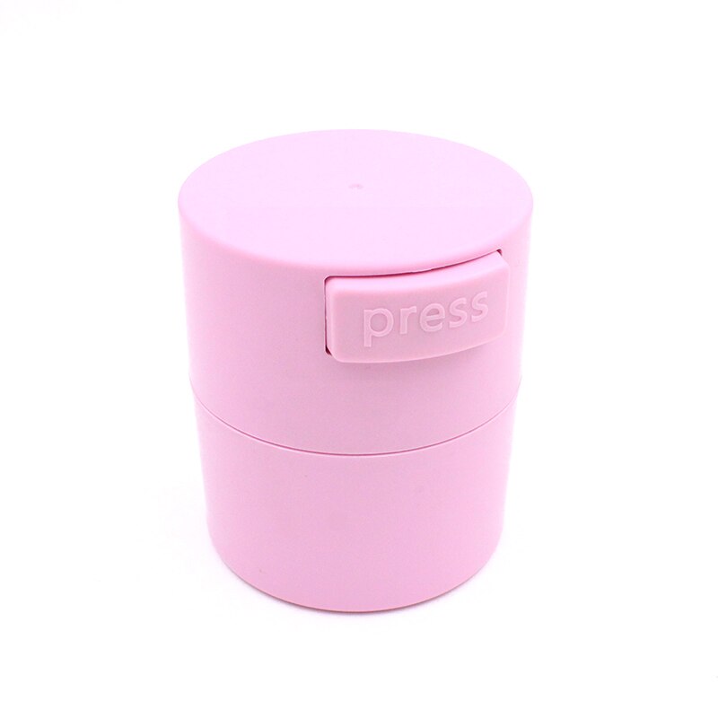 Récipient de support de pot de stockage scellé par charbon actif de réservoir de stockage de colle Durable de cils pour la colle d'extension de cils 4 couleurs