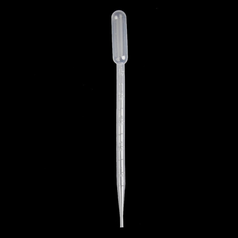 50 pcs 5 ml transfer graduated pipettes graduated 1 ml plastic dropper