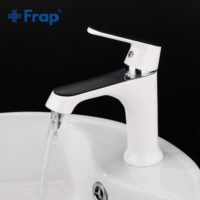 FRAP Wastafelkranen wit orange groen wastafel kraan badkamer wastafelmengkraan kranen saving water messing wastafel kranen torneira tapware