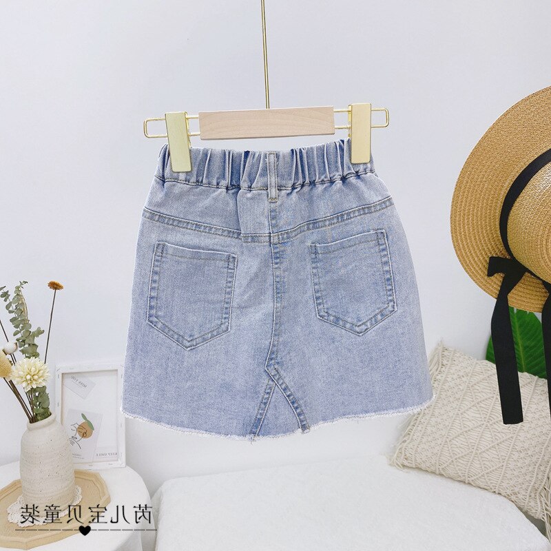 Gonna Jeans ricamati Casual per ragazze estive 2022: 6