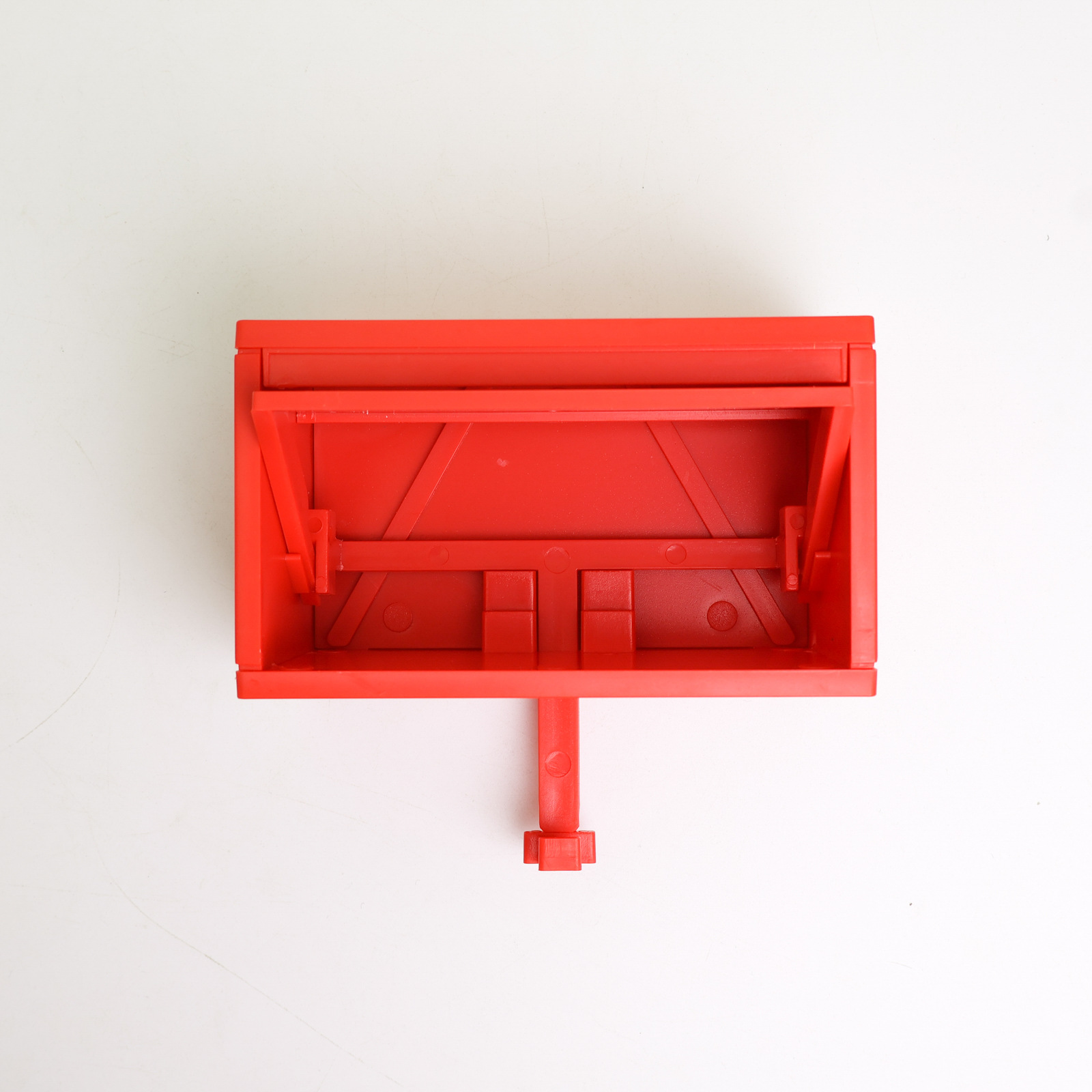 Car Garage Key Holder With Opening Door Space-saving Key Rack Durable For Vehicle Enthusiasts Key Storage Supplies: light yellow