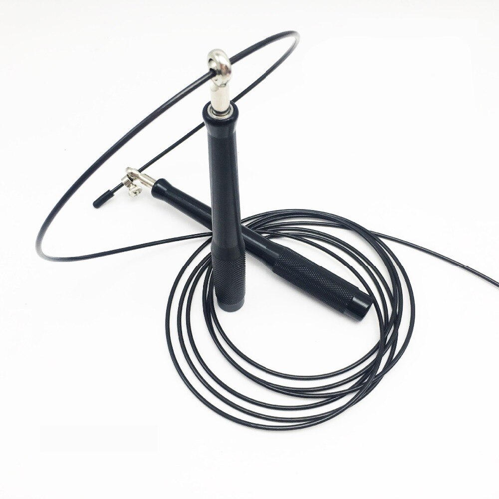 High Speed Jump Rope 9.8 ft Adjustable Workout Skipping Rope 2 Bearing with Carrying Bag for MMA Boxing Crossfit Double Unders