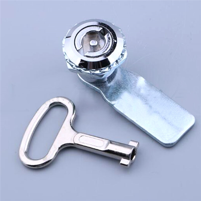 1 set Zinc Alloy MS705 Triangular lock Gas Meter Lock Key Gas Electric Meter Box Latch Cam Locks Drawer lock