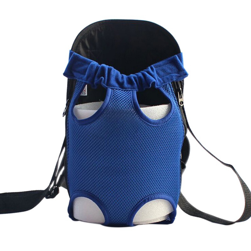 Pets Carrier Dog Front Chest Backpack Five Holes Backpack Dog Outdoor Carrier Tote Bag Sling Holder Mesh For Cat Puppy Dog