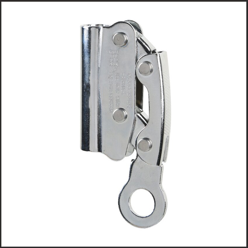 Rope Grab Self-Locking Alloy Steel Rope Grab Fall Protection Riser Fits 8-16mm Rope for Outdoor Climbing Mountaineering: B