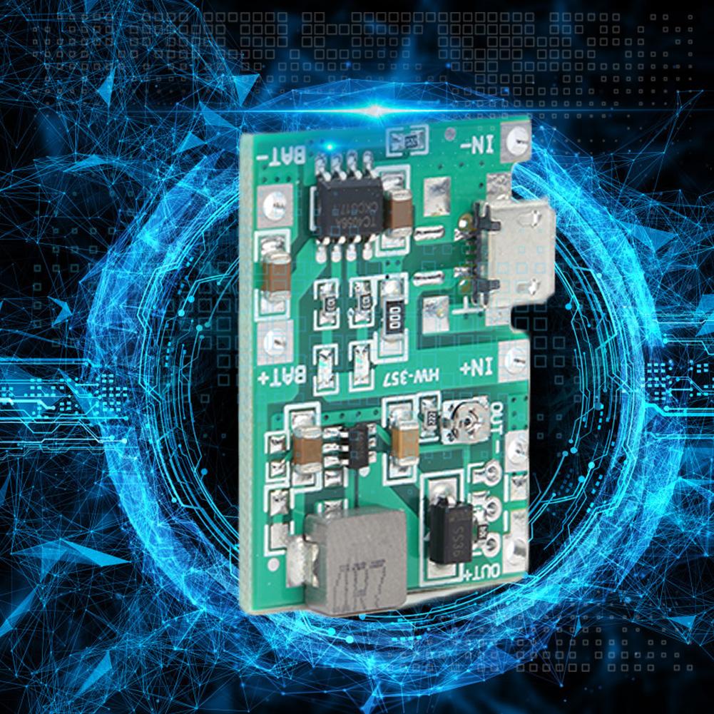 3.7V 9V 5V 2A Adjustable Step Up Boost Converter 18650 Battery Charger Board Counterclockwise Rotating Boost Of Positioner