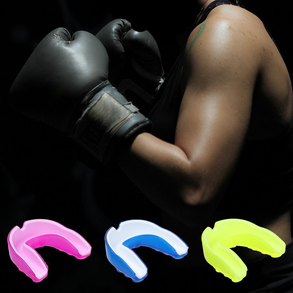 Adult Kids Football Silicone Boxing Gum Shield Teeth Protection Mouth Guard Rugby