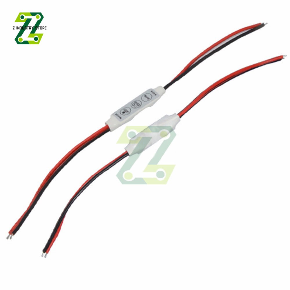 DC 12V 3-Taste Led-leuchten Dimmen Controller Und Auf Off Streifen Dimmer Helligkeit Einstellen Schalter