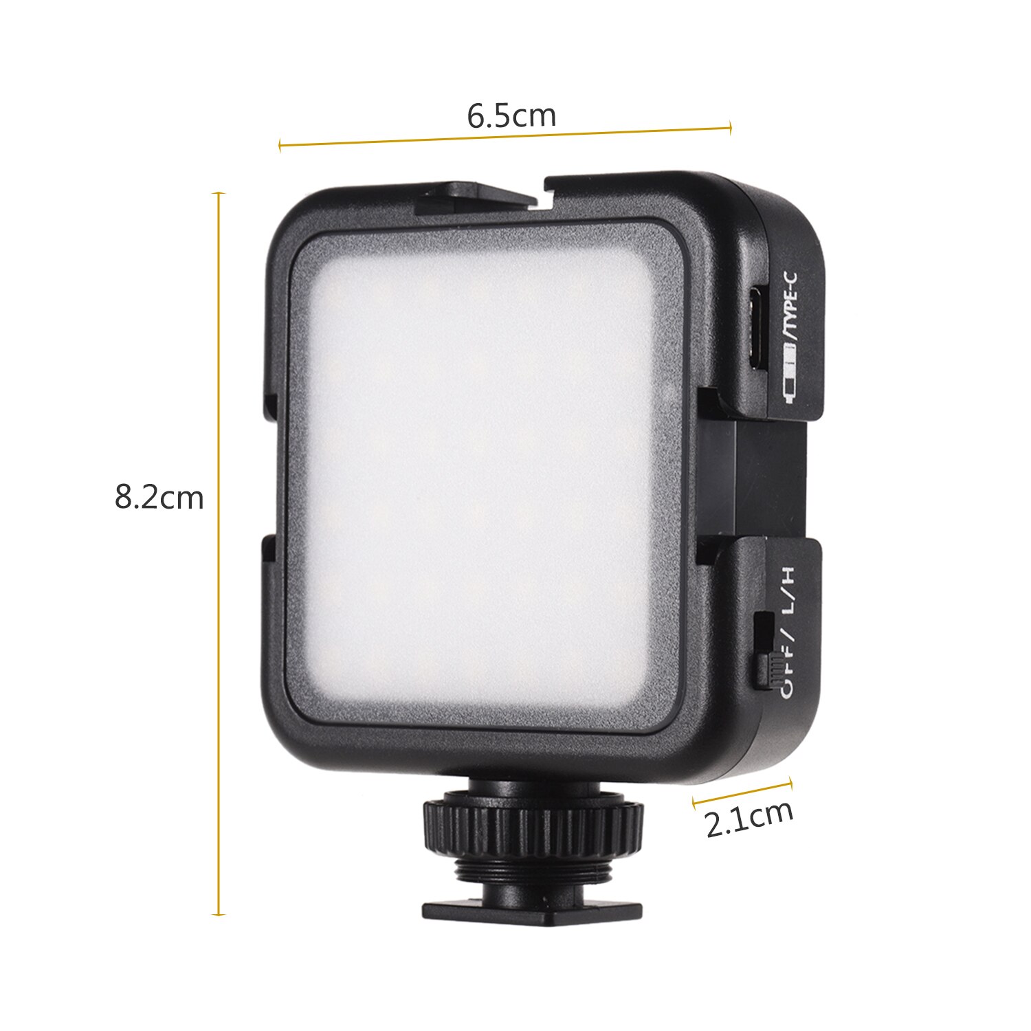 Andoer 6000K Dimmable 42pz Perline portato video Luci Fotografare di Illuminazione con il Freddo scarpa per canone Nikon Sony DSLR telecamere