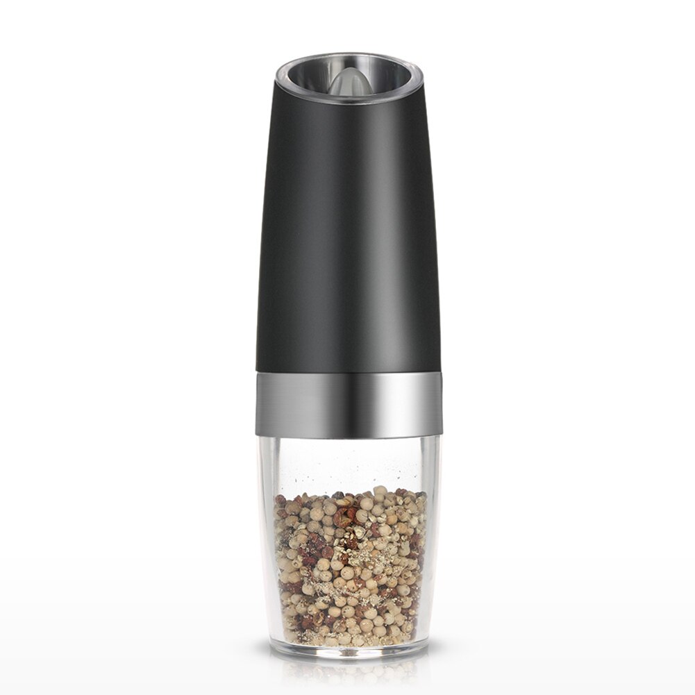 Automatische Elektrische Zwaartekracht Zout Pepermolen Led Licht Zout Grinder Peper Shaker Bpa Gratis Keuken Kruiden Slijpen Gereedschap