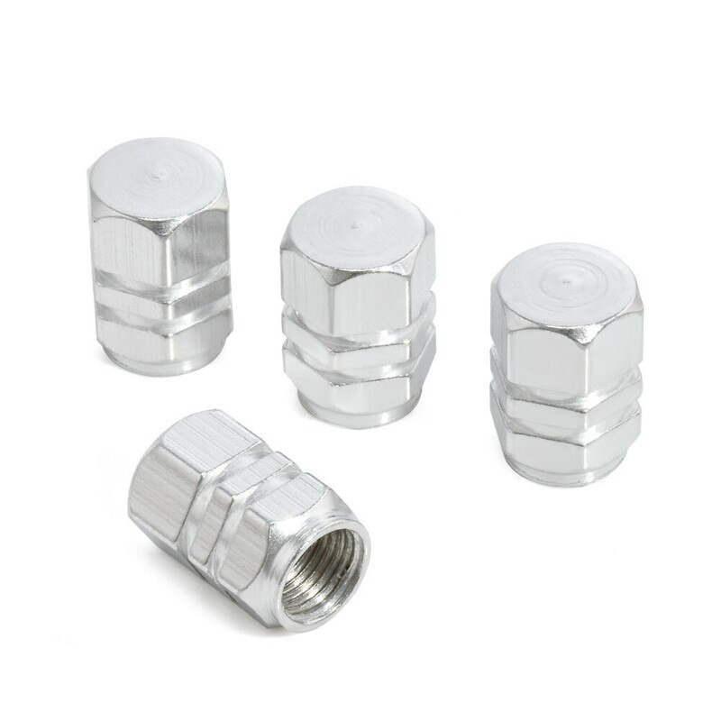 4 Uds tapon rueda coche tapones valvula coche enchufes de rueda de neumático de neumáticos Tapa Valvula para rueda de motocicleta tapas Theftproof aluminio rueda de coche Tapa de válvula tapas de válvula de aire tapone: CA346-S