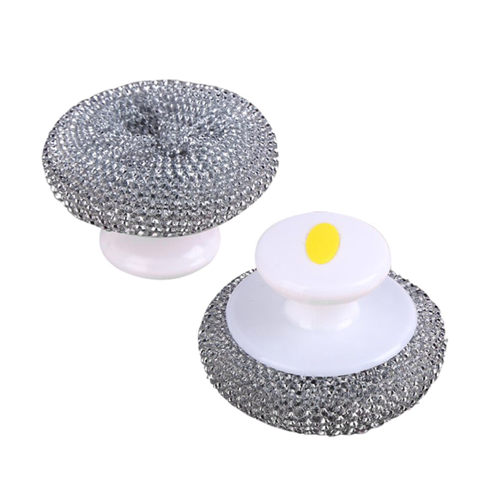 Dr.WOW 6-Pads Stainless Steel Wool Sponge，Extra Large Scrubber Magic Sponge Pad， Kitchen, Bathroom, Floor Cleaning 10CM