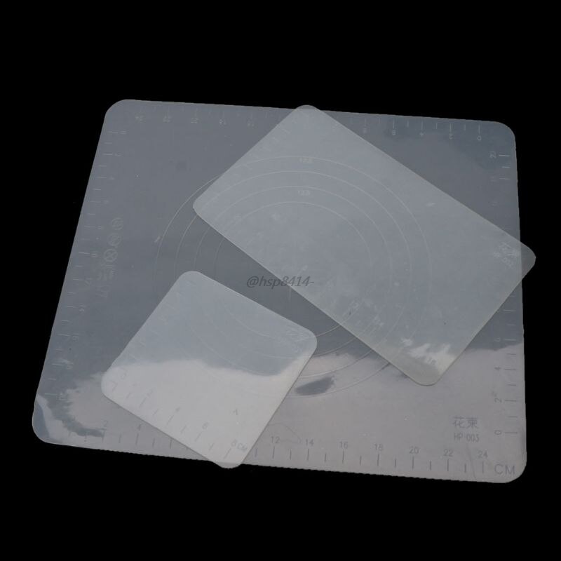 Reusable Silicone Clear Mat Resin Table Pad High Temperature Resistance Waterproof Protector Jewelry Casting Moulds Mat Tools