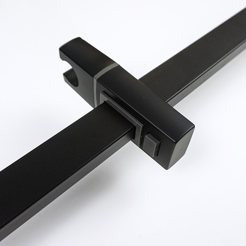 Black 3 Function ABS Hand Held Shower Head High Pressure Rain Shower Sprayer Set Wall Mount Slide Bar with Hose and Bracket