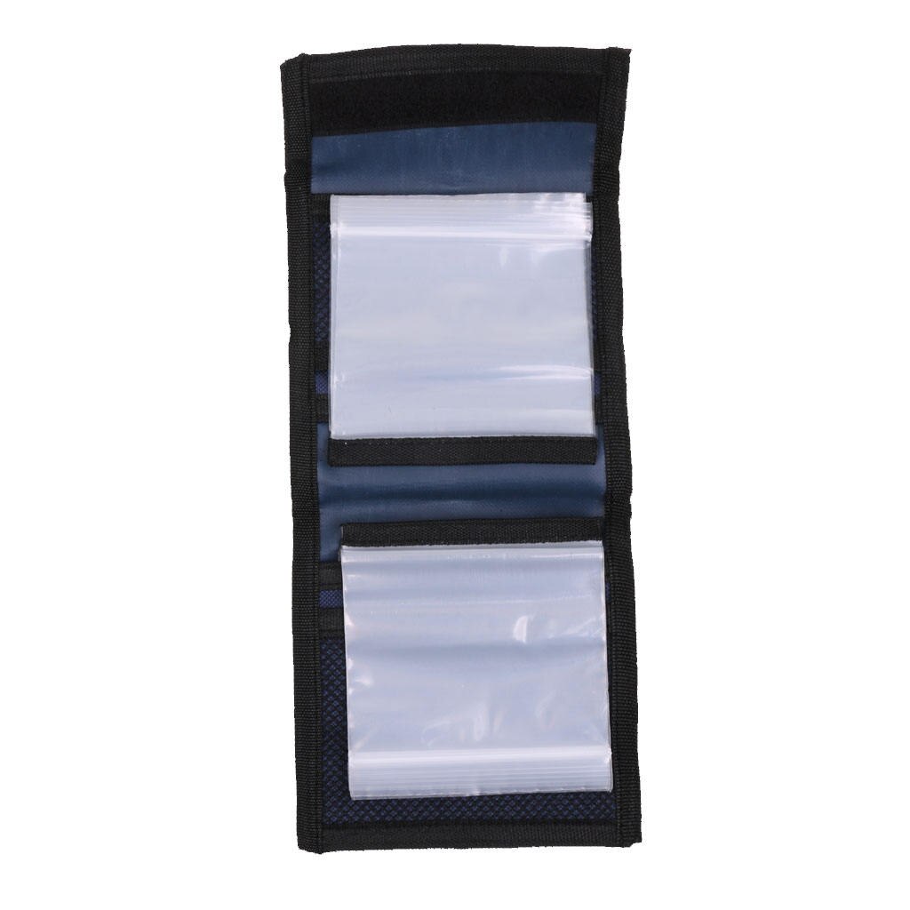 Fly Fishing Leader Wallet 12 Removable Pockets Line Tippet Bag