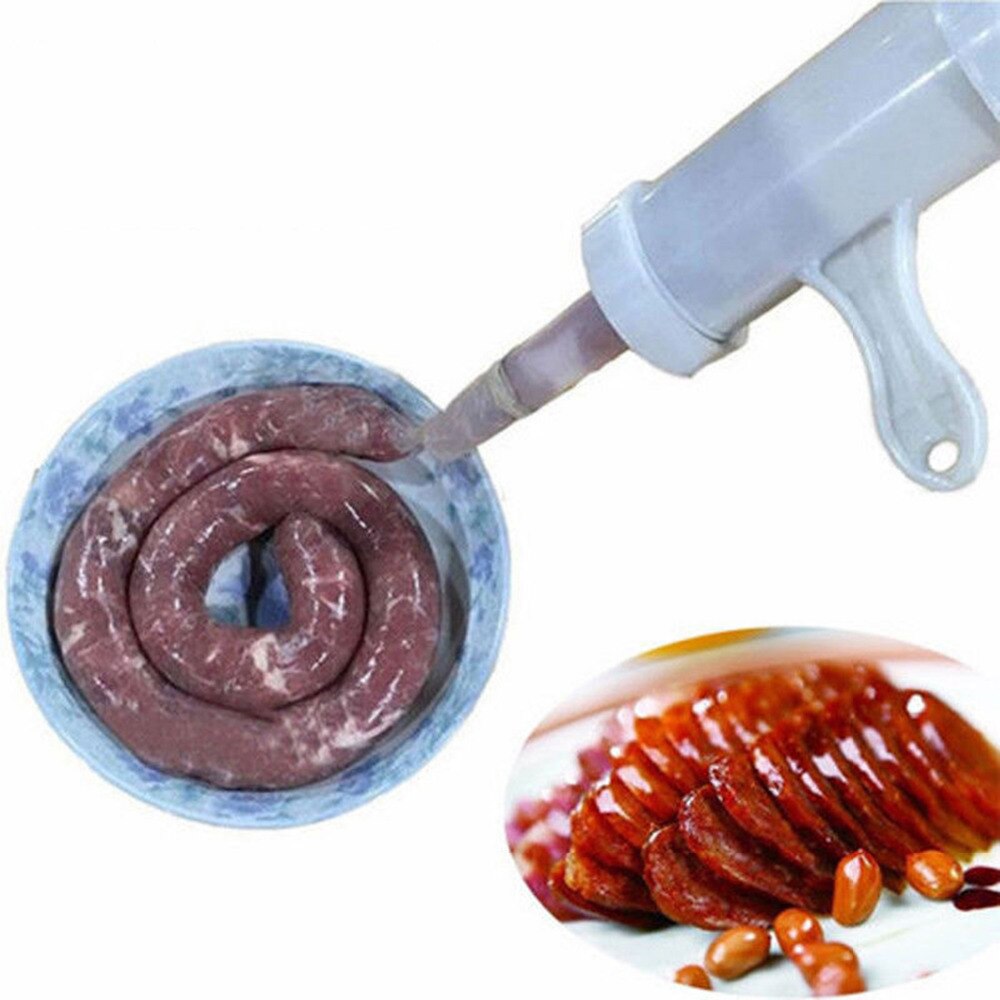 Food Grade Handleiding Worst Machine Vlees Stuffer Filler Handbediende Salami Maker + Trechter