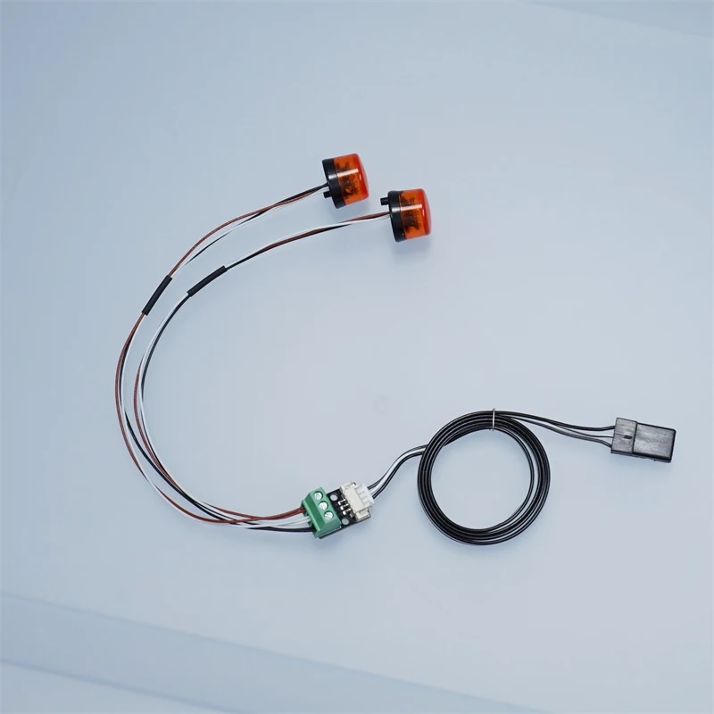 RC 1:14th Scale Roof Revolving Light Wick Kit Light Board For Tamiya Rc Dump Truck 770s 8×4 56371 RC Car Accessories