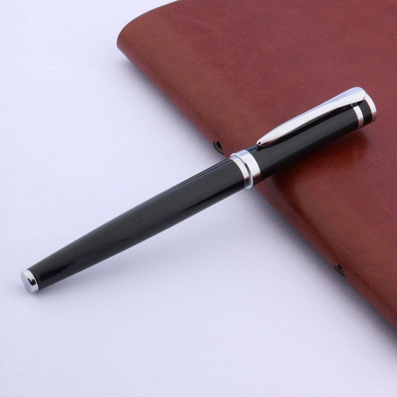 BAOER 3035 classic office silver black fountain pen
