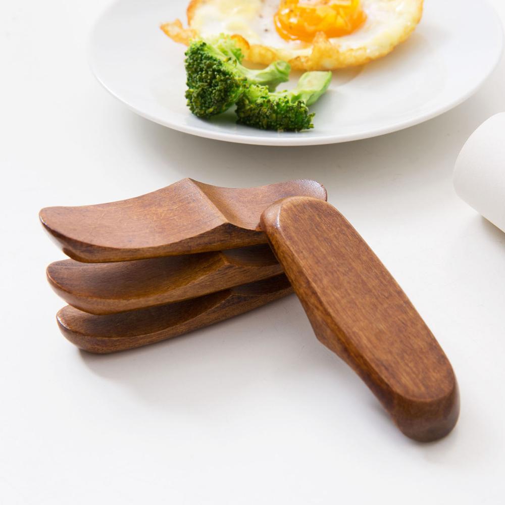 Otherhouse japansk stil trä ätpinne hållare sked gaffel hållare stativ pinnar rack kudde kök ätpinne resten rack